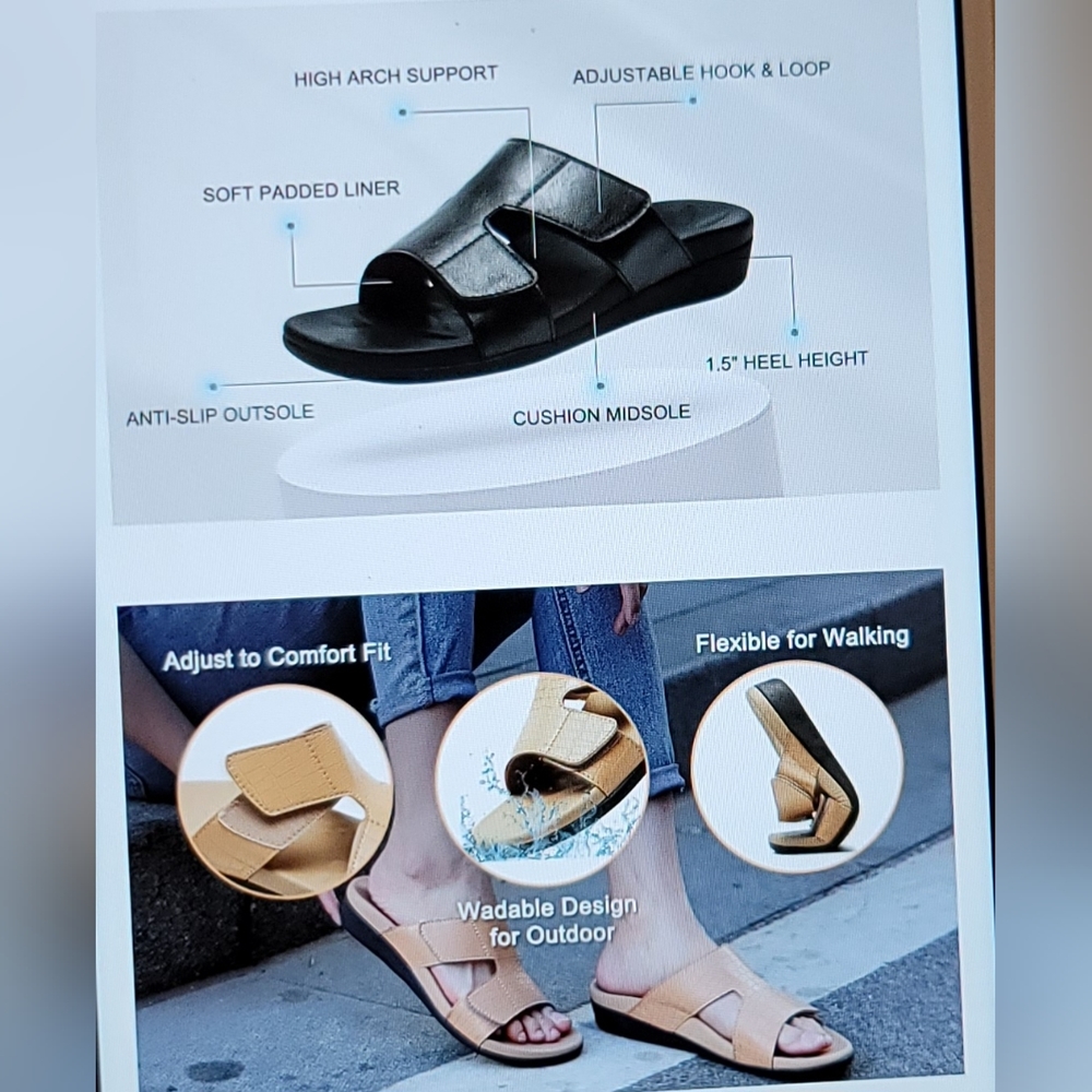 NIB MEGNYA ORTHOTIC SOLE SUPPORT FOR FLAT FEET ARCH SUPPORT PLANTAR FASC… - Picture 5 of 15